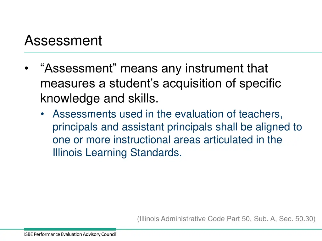 assessment