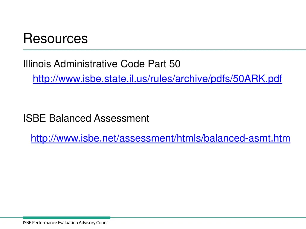 resources