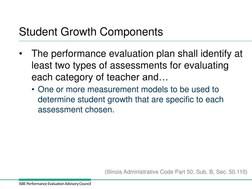 student growth components 1
