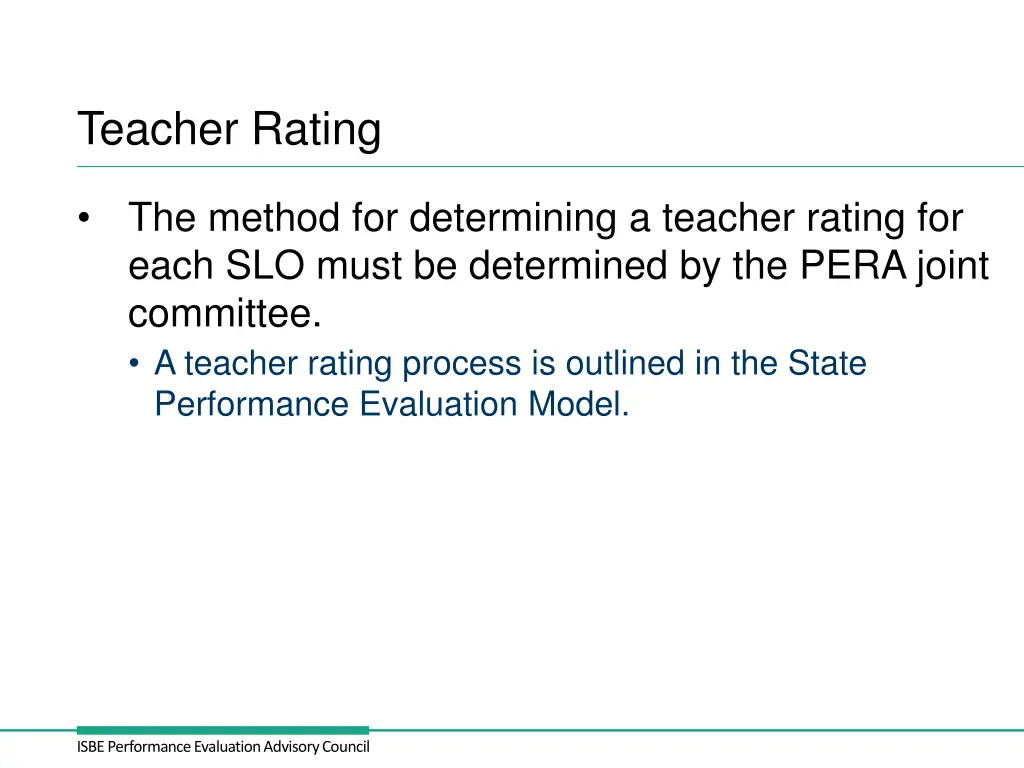 teacher rating