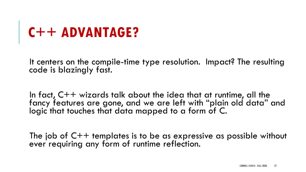 c advantage