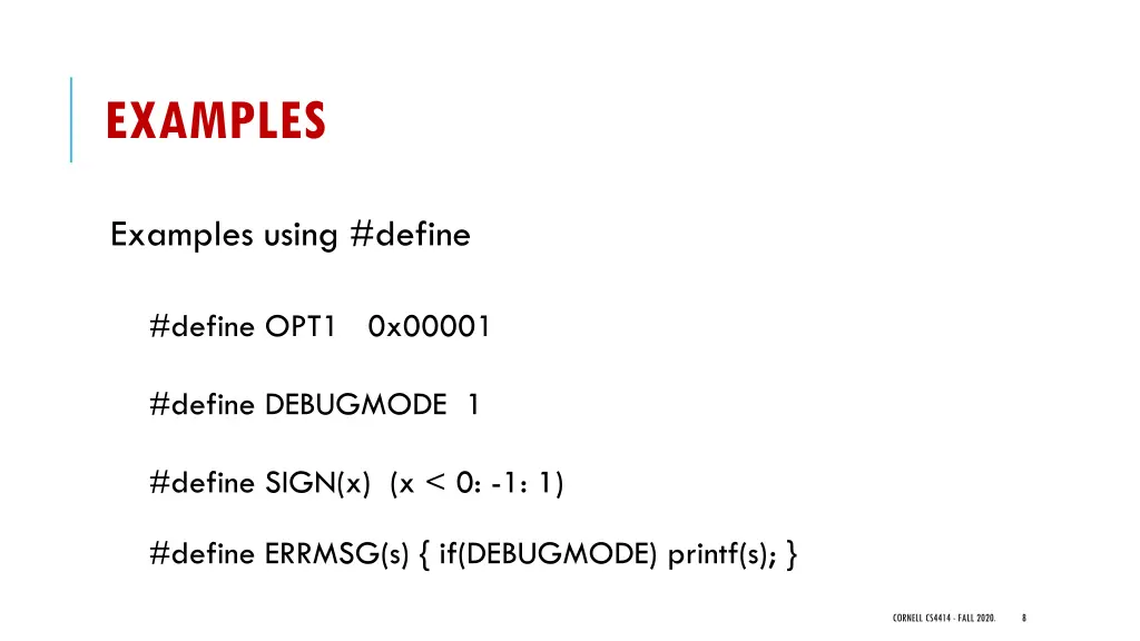 examples
