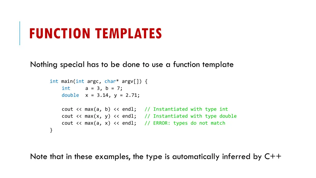function templates