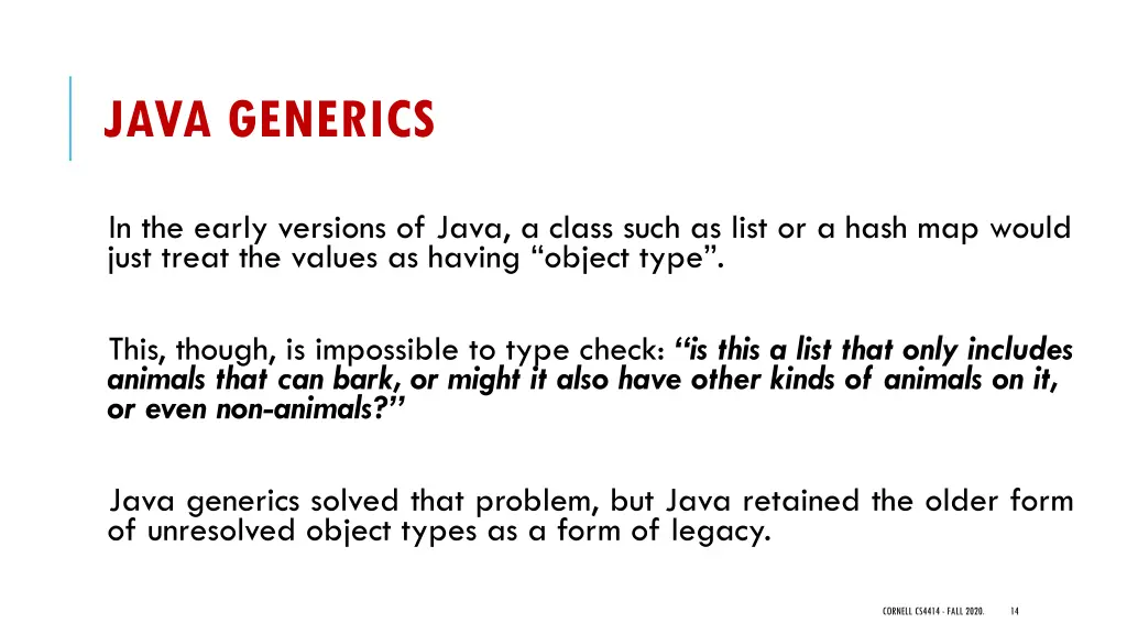 java generics