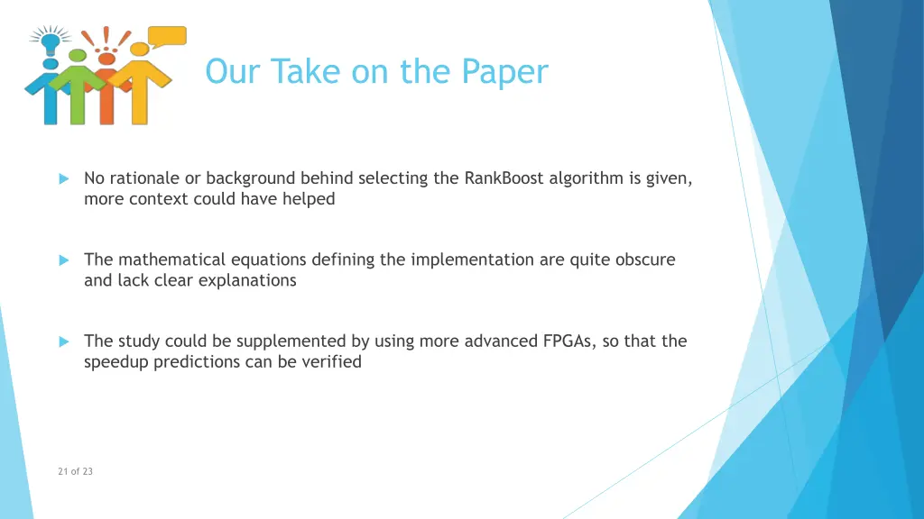 our take on the paper