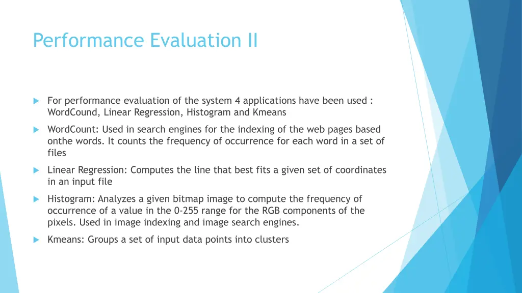 performance evaluation ii