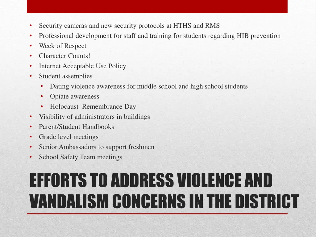 security cameras and new security protocols