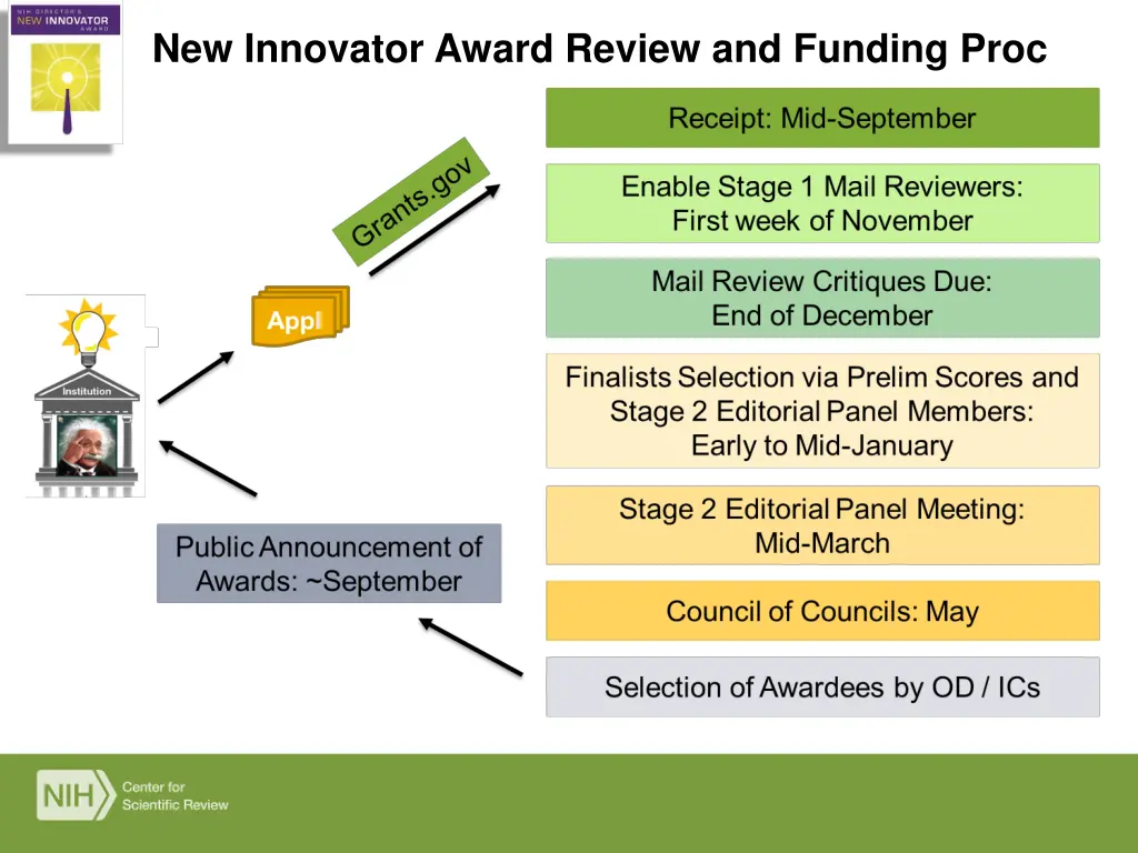 the nih director s new innovator award program