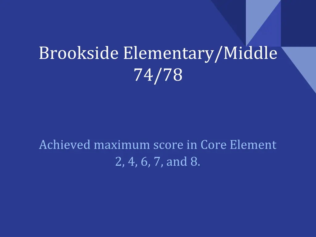 brookside elementary middle 74 78