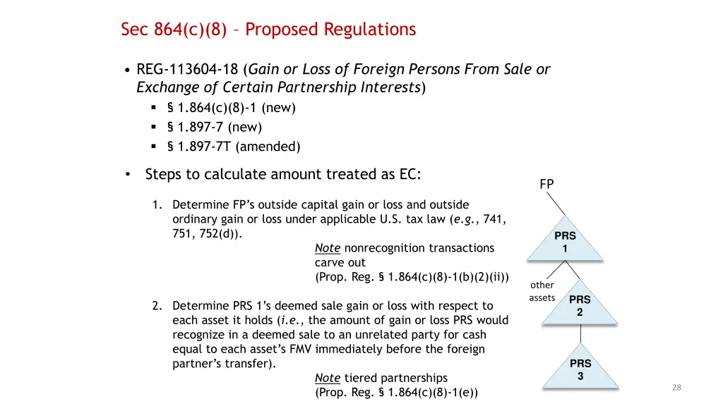 sec 864 c 8 proposed regulations
