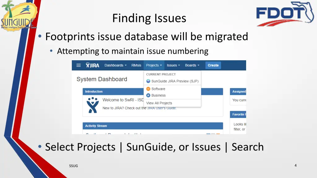 finding issues
