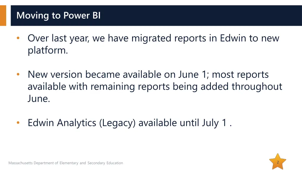 moving to power bi