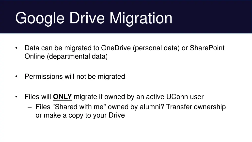 google drive migration