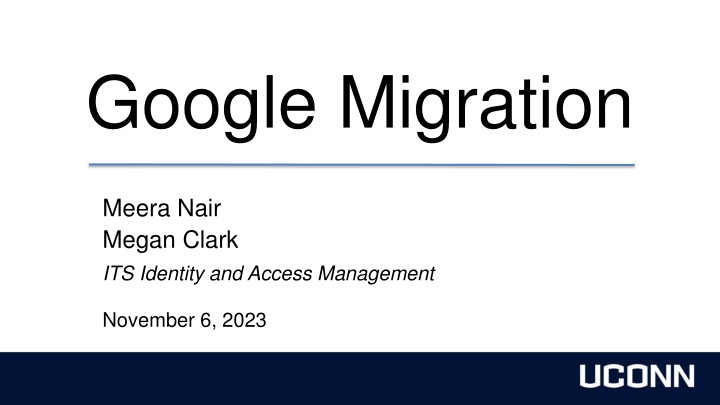 google migration