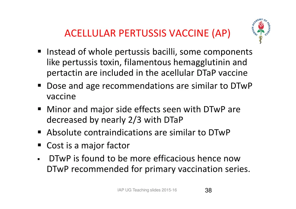 acellular pertussis vaccine ap