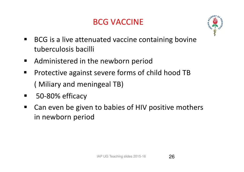 bcg vaccine