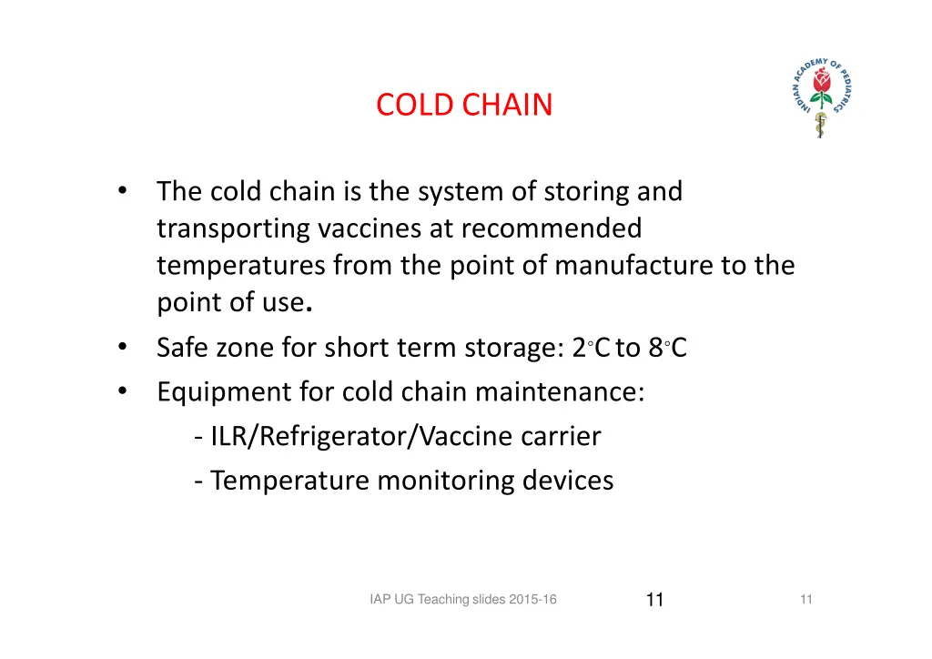 cold chain