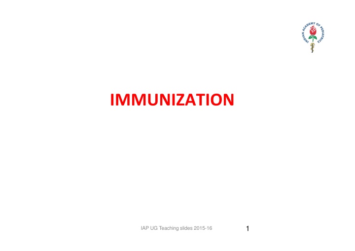 immunization