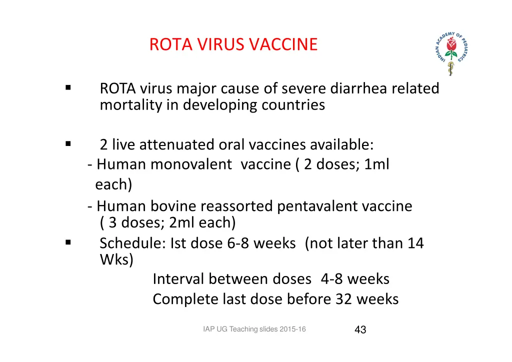 rota virus vaccine