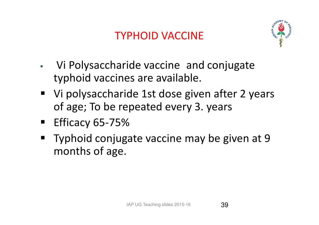 typhoid vaccine