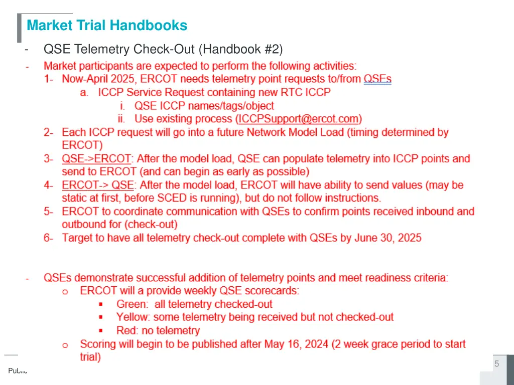 market trial handbooks