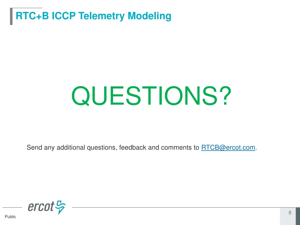 rtc b iccp telemetry modeling