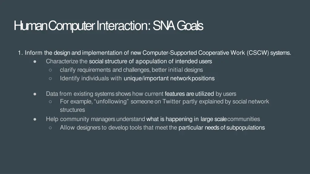 human computer interaction s nagoals