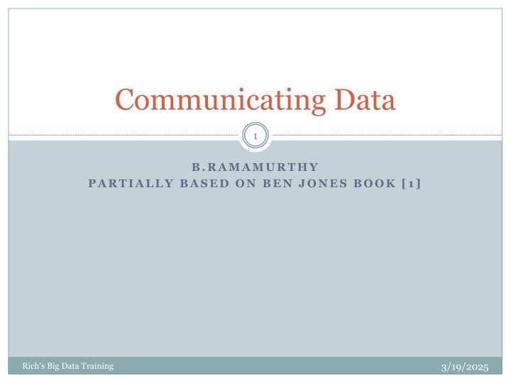 communicating data