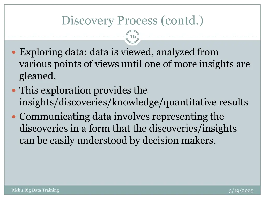 discovery process contd 2