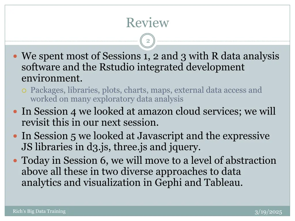 review