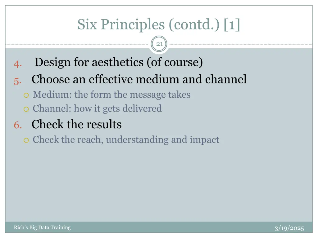 six principles contd 1