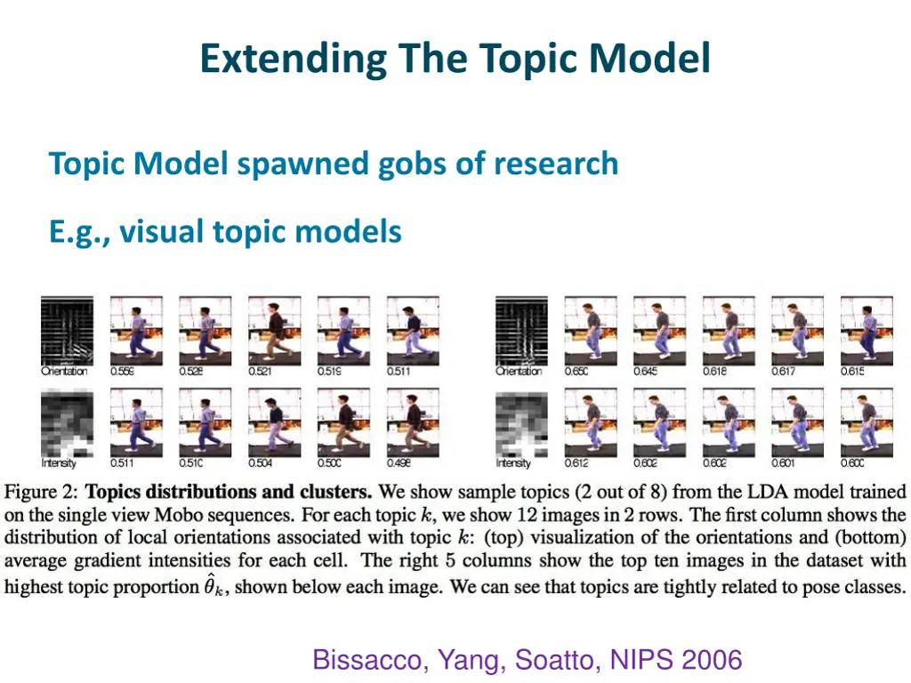 extending the topic model