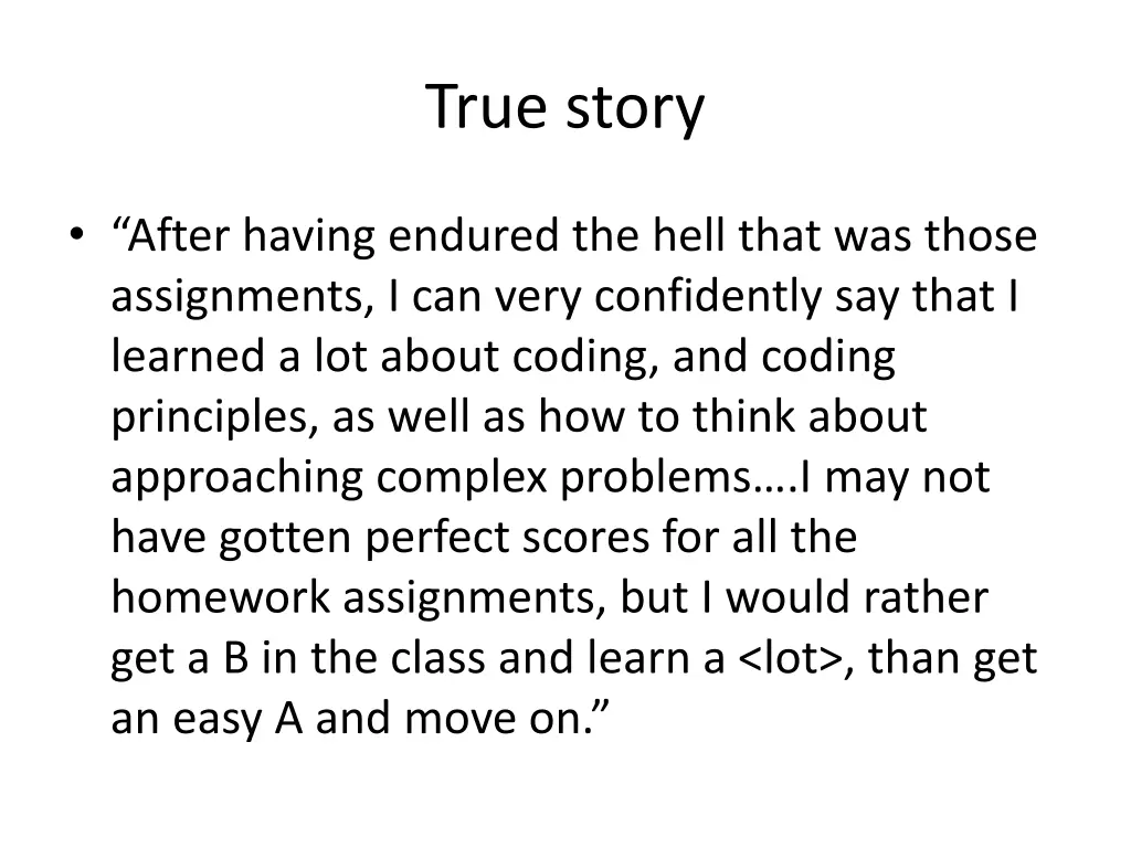 true story