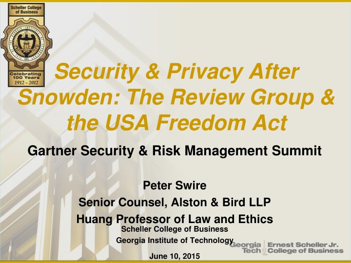security privacy after snowden the review group