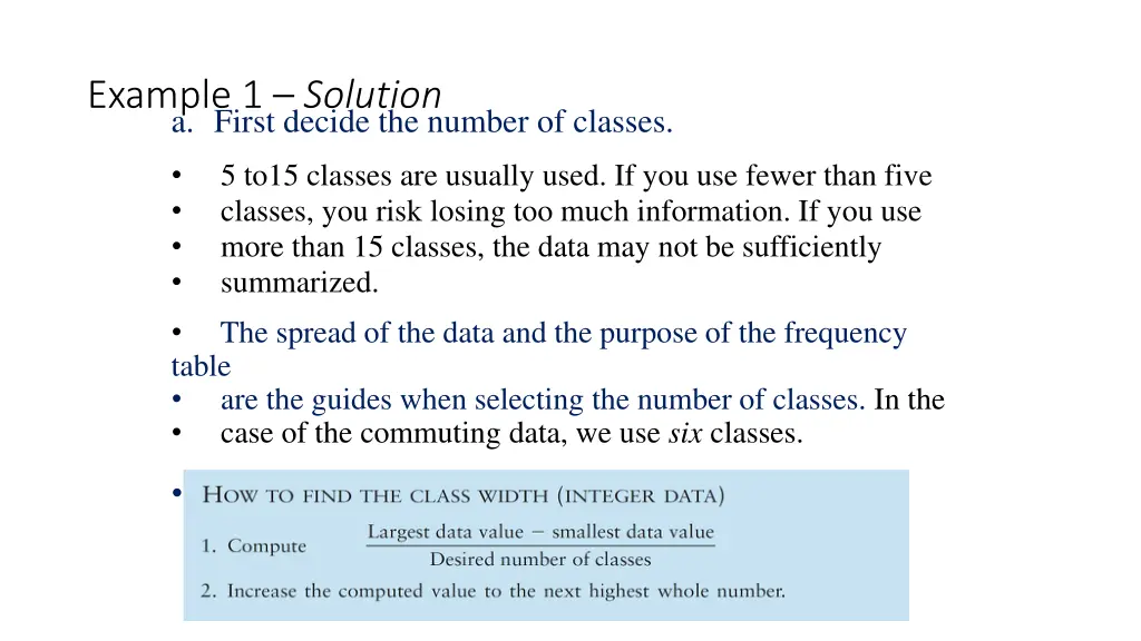 example 1 solution a first decide the number