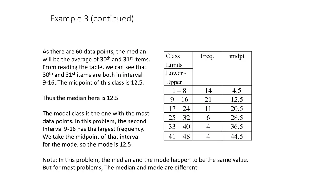 example 3 continued