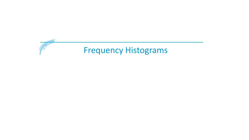 frequency histograms