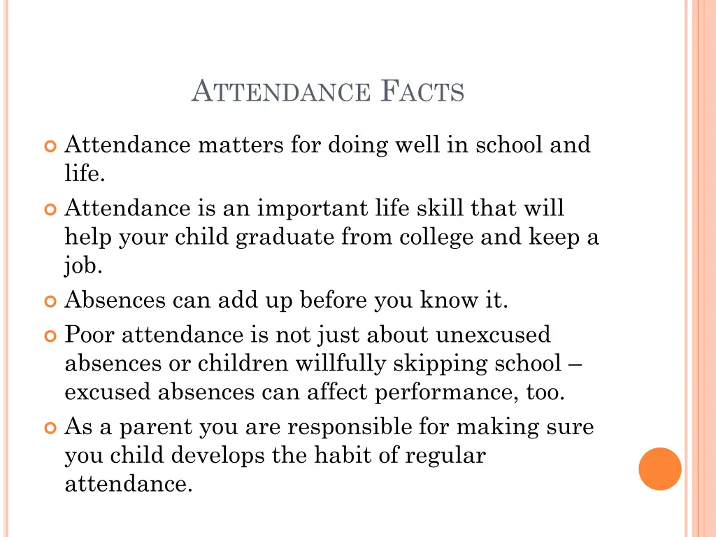a ttendance f acts 10