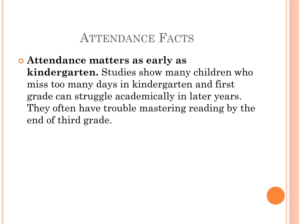 a ttendance f acts 7