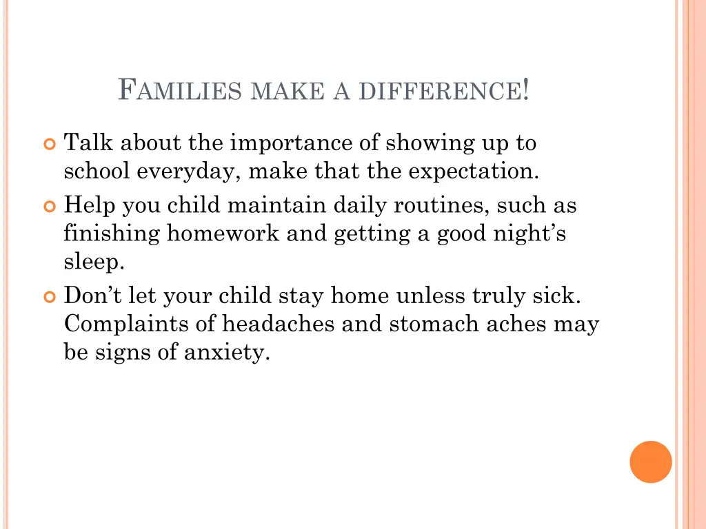 f amilies make a difference 1