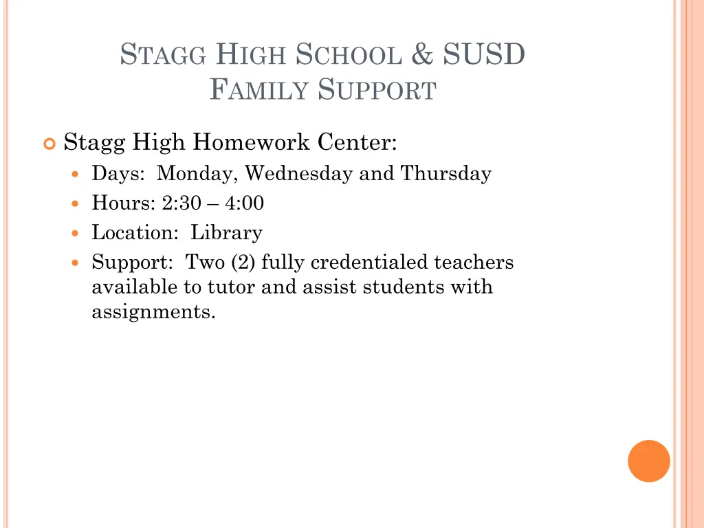 s tagg h igh s chool susd f amily s upport 2