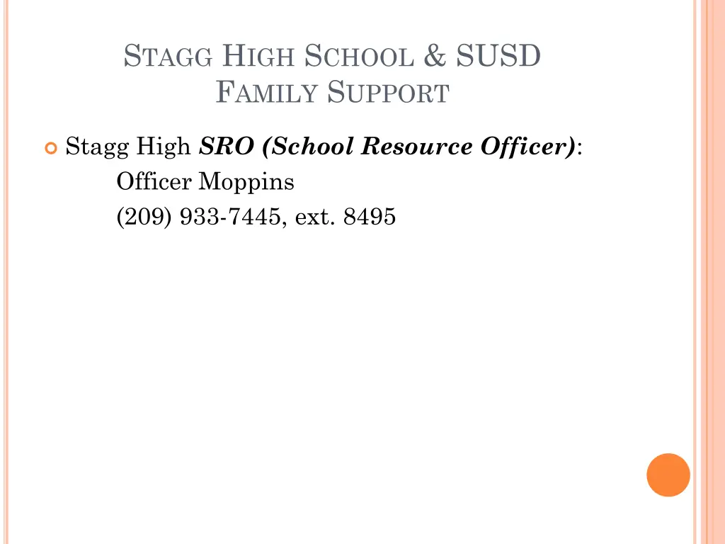 s tagg h igh s chool susd f amily s upport 6