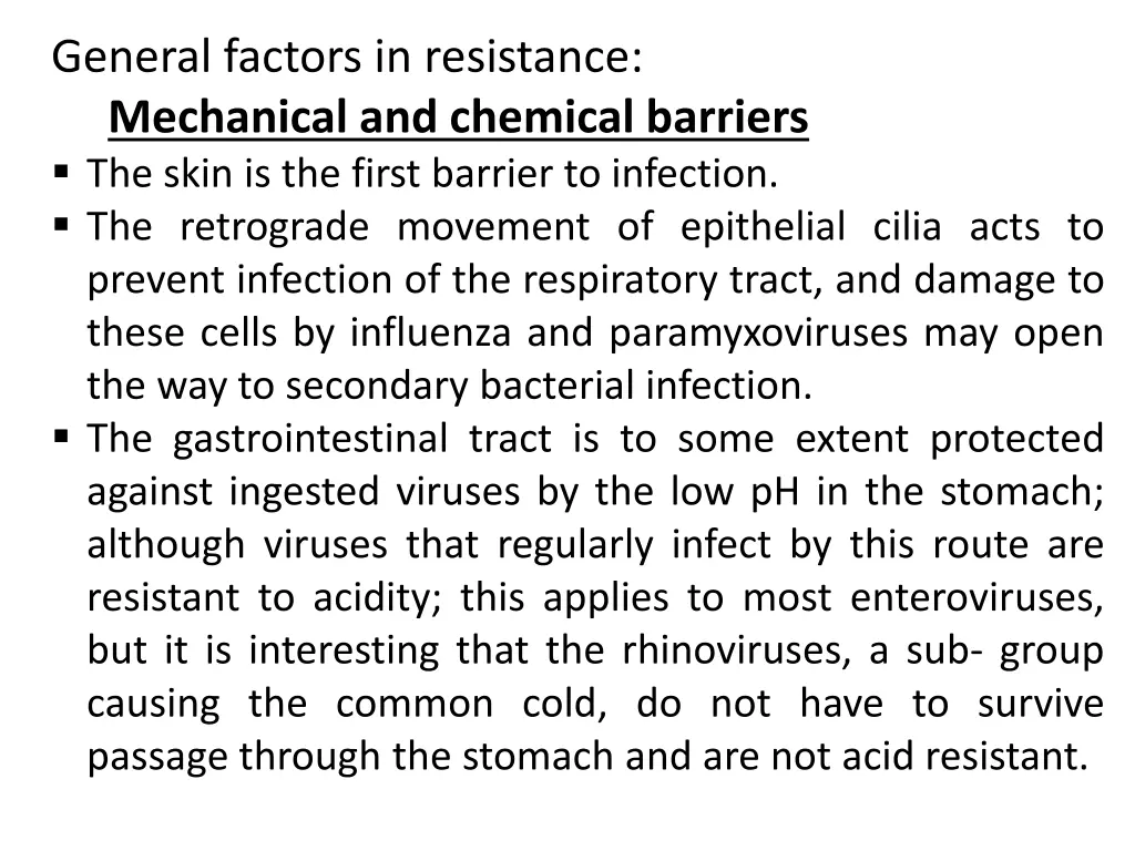 general factors in resistance mechanical