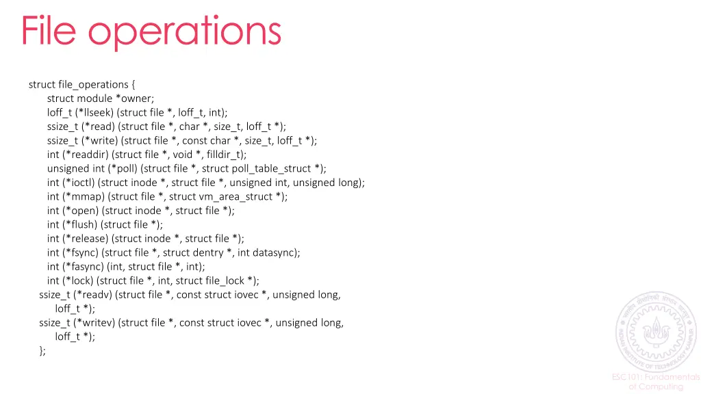 file operations