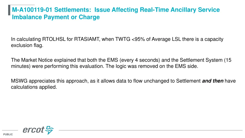 m a100119 01 settlements issue affecting real