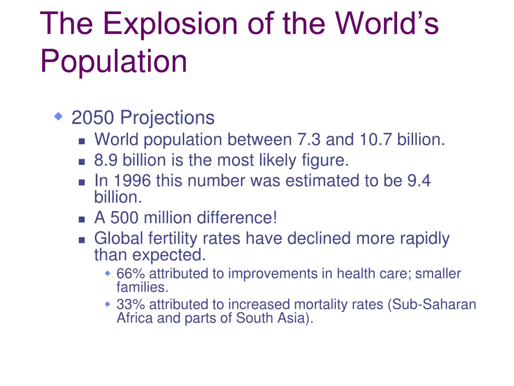 the explosion of the world s population 3