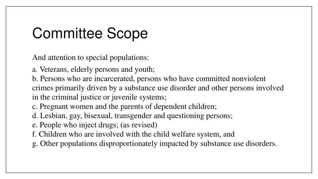 committee scope 3