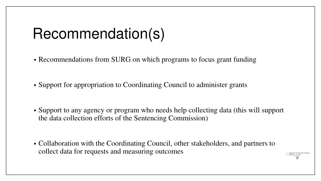 recommendation s