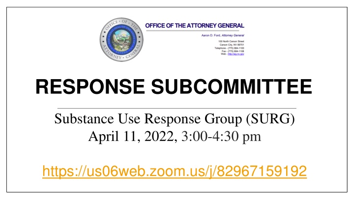 response subcommittee