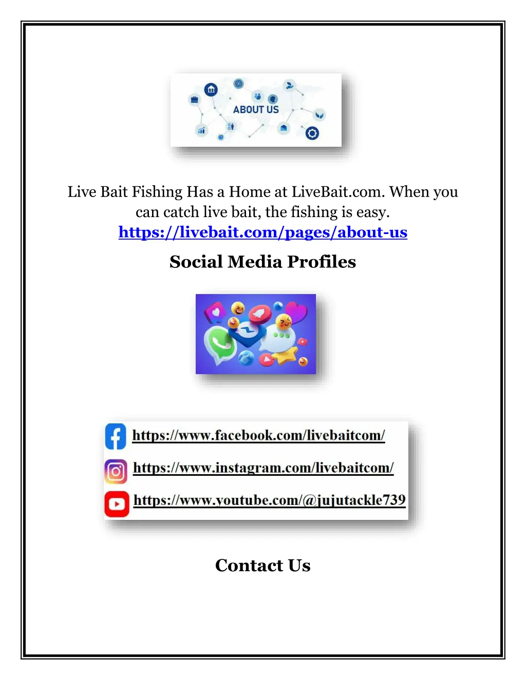 live bait fishing has a home at livebait com when